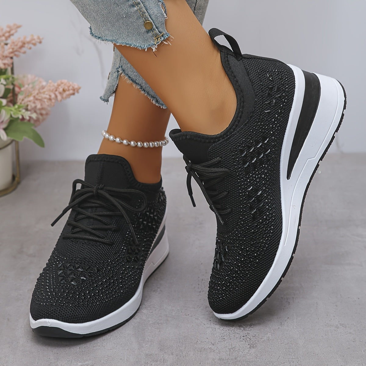 Justine | Lette og åndbare sneakers