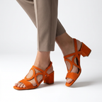 Hélia | Slingback-sandaler med blokhæl