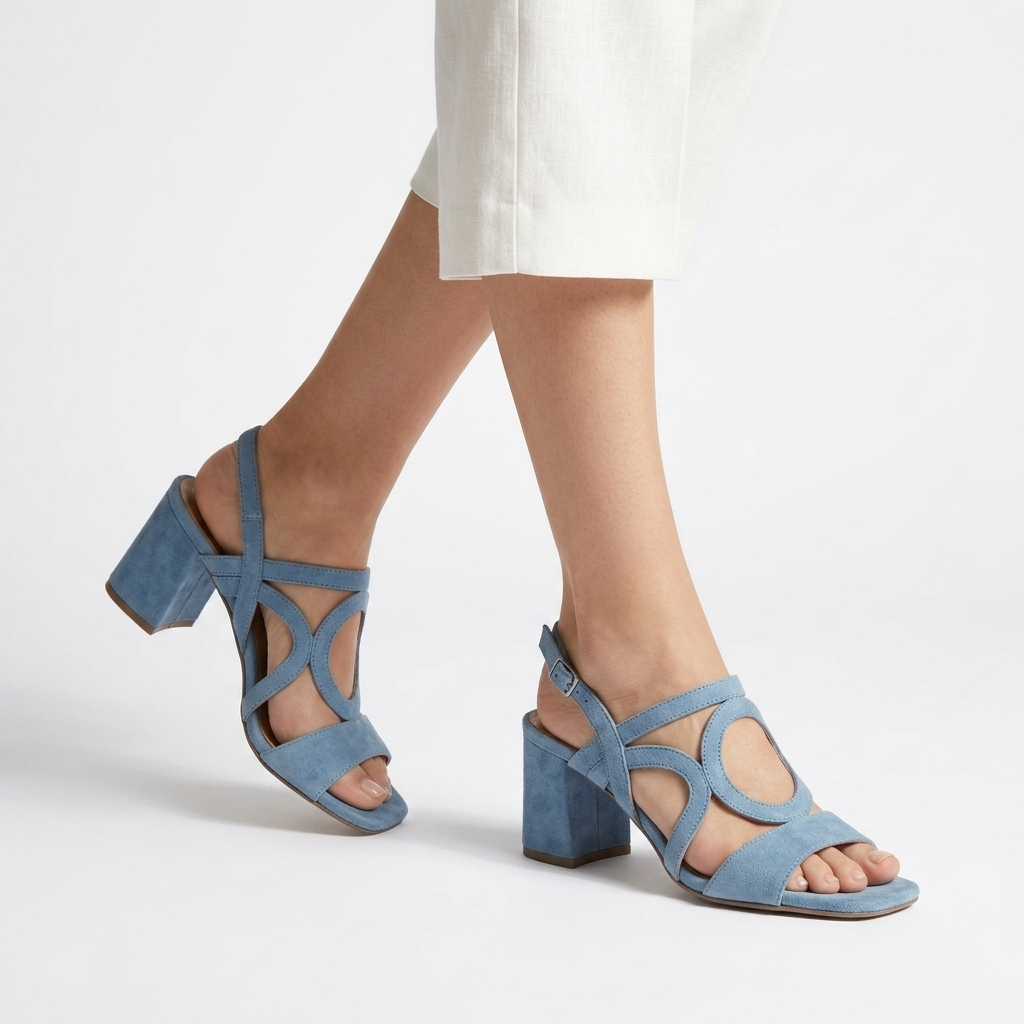 Hélia | Slingback-sandaler med blokhæl