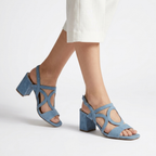 Hélia | Slingback-sandaler med blokhæl