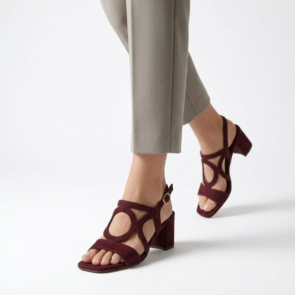 Hélia | Slingback-sandaler med blokhæl