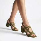 Hélia | Slingback-sandaler med blokhæl