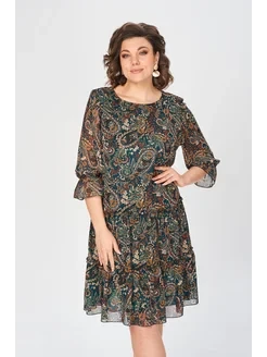 Mirella | Blomstret bohemekjole