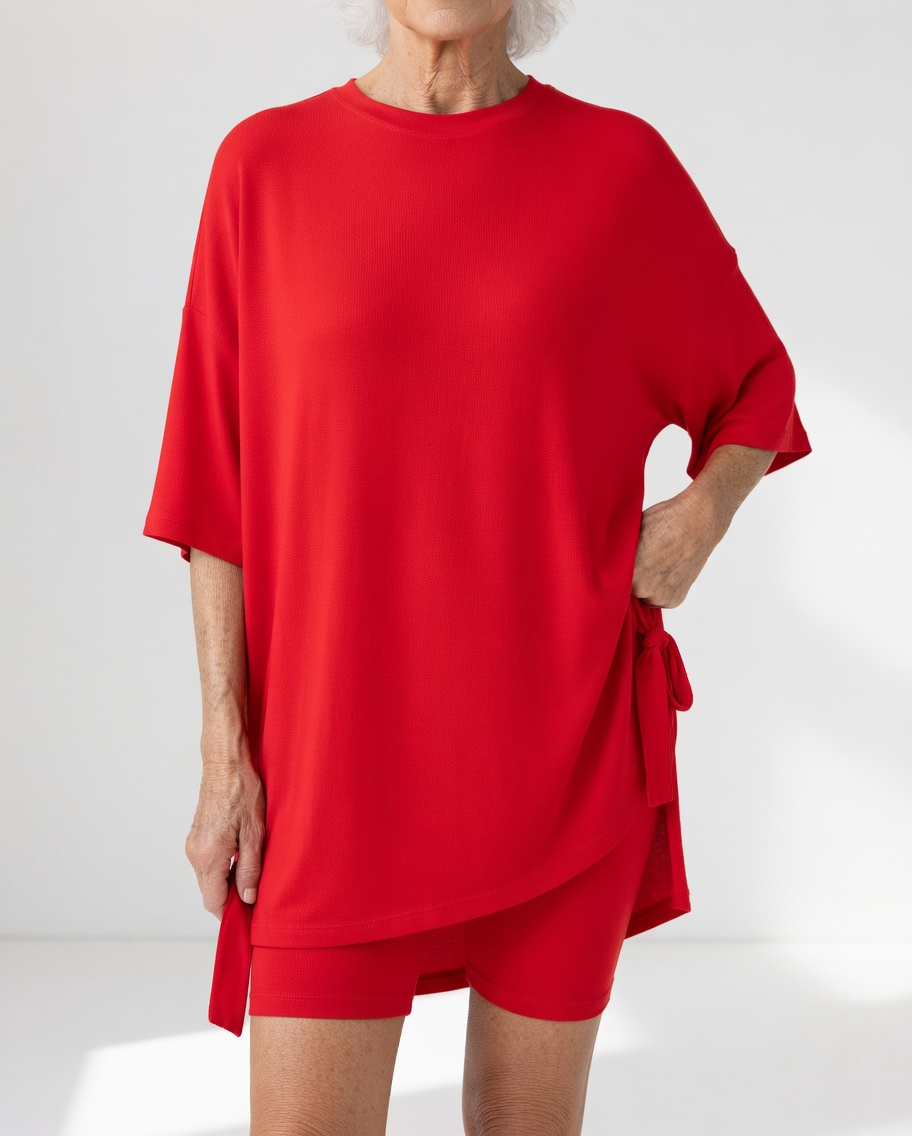 Joanna | Oversize T-shirt og shorts