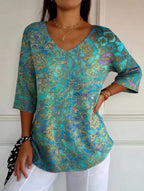 Bérénice | Bluse med elegant print