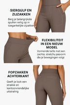 Mariette | Stretchbukser med bred linning