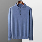 Perceval | Pullover med polokrave i kashmirlook