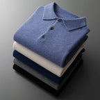 Perceval | Pullover med polokrave i kashmirlook