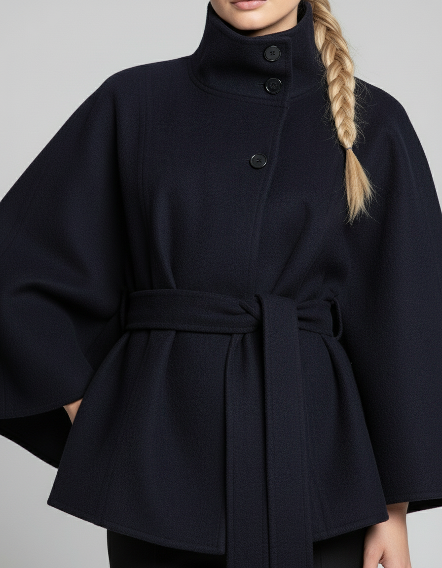 Capucine | Elegant kappefrakke med bælte