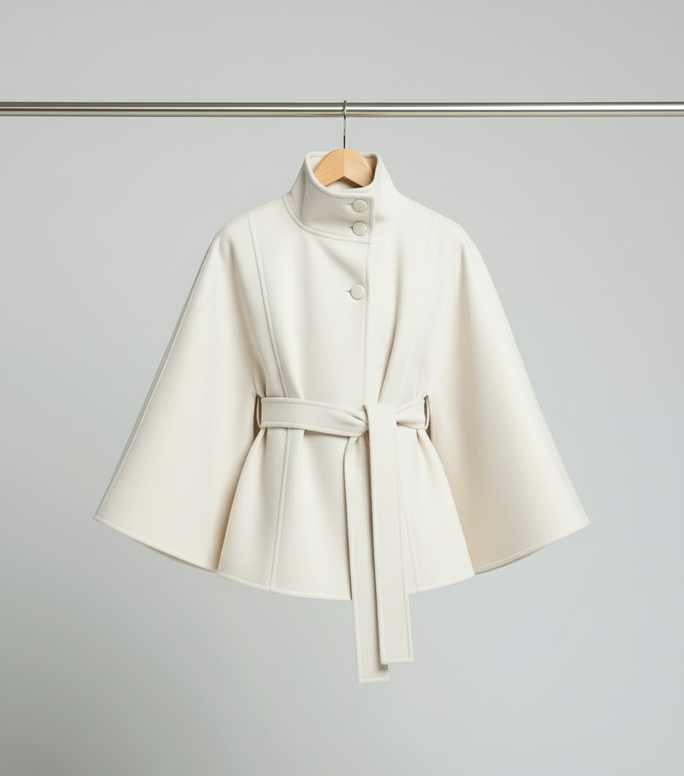 Capucine | Elegant kappefrakke med bælte