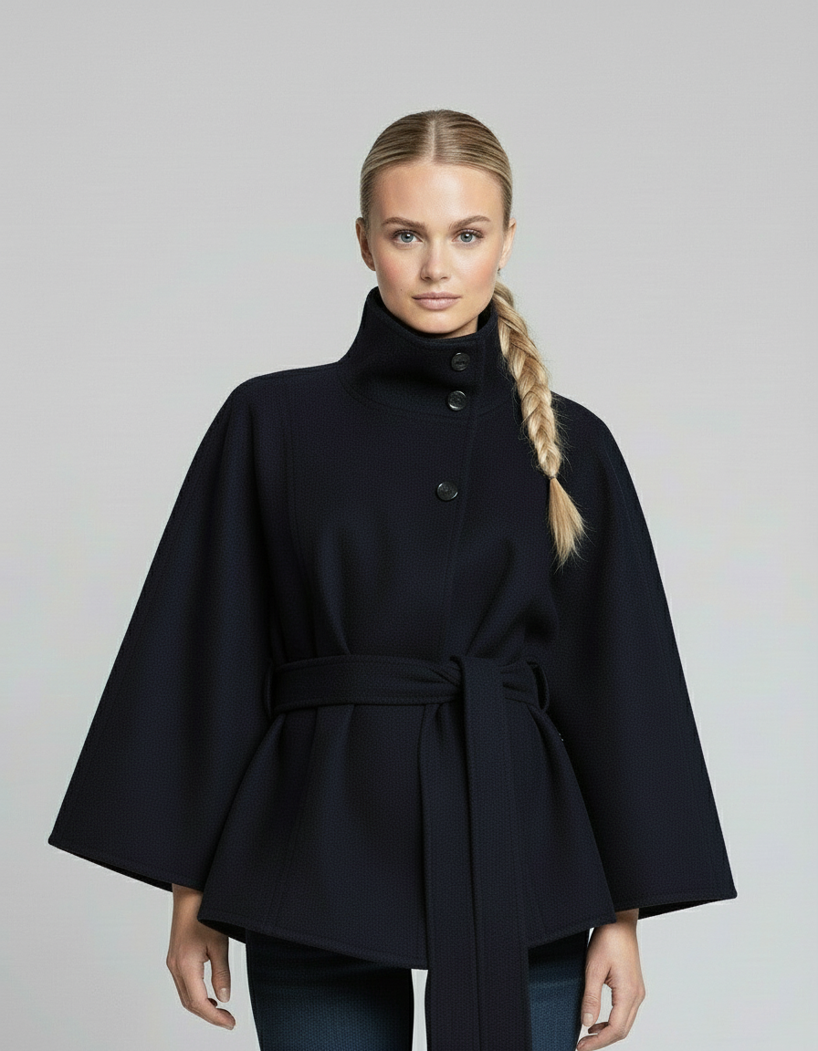 Capucine | Elegant kappefrakke med bælte