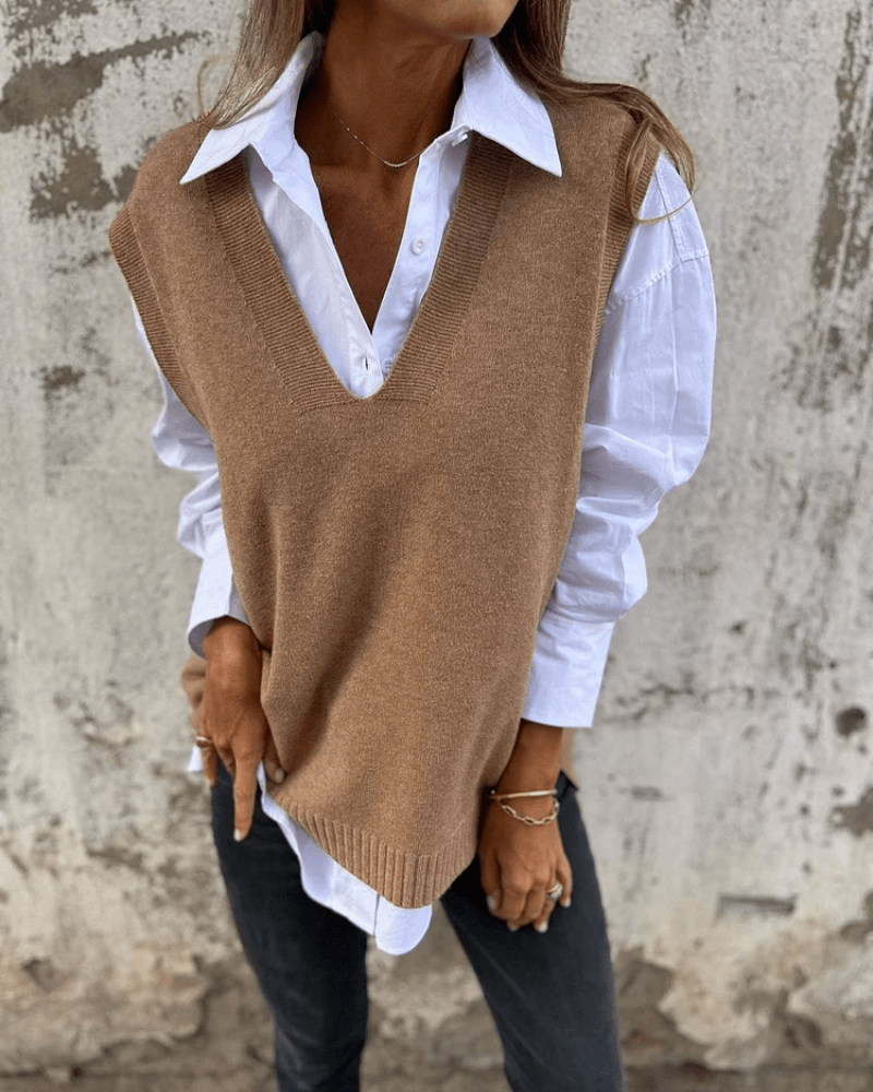 Maëline | Let cardigan med V-hals