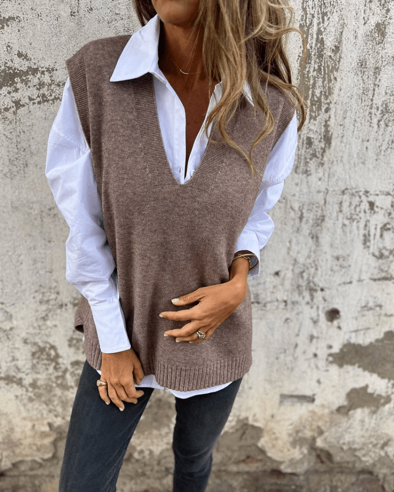 Maëline | Let cardigan med V-hals