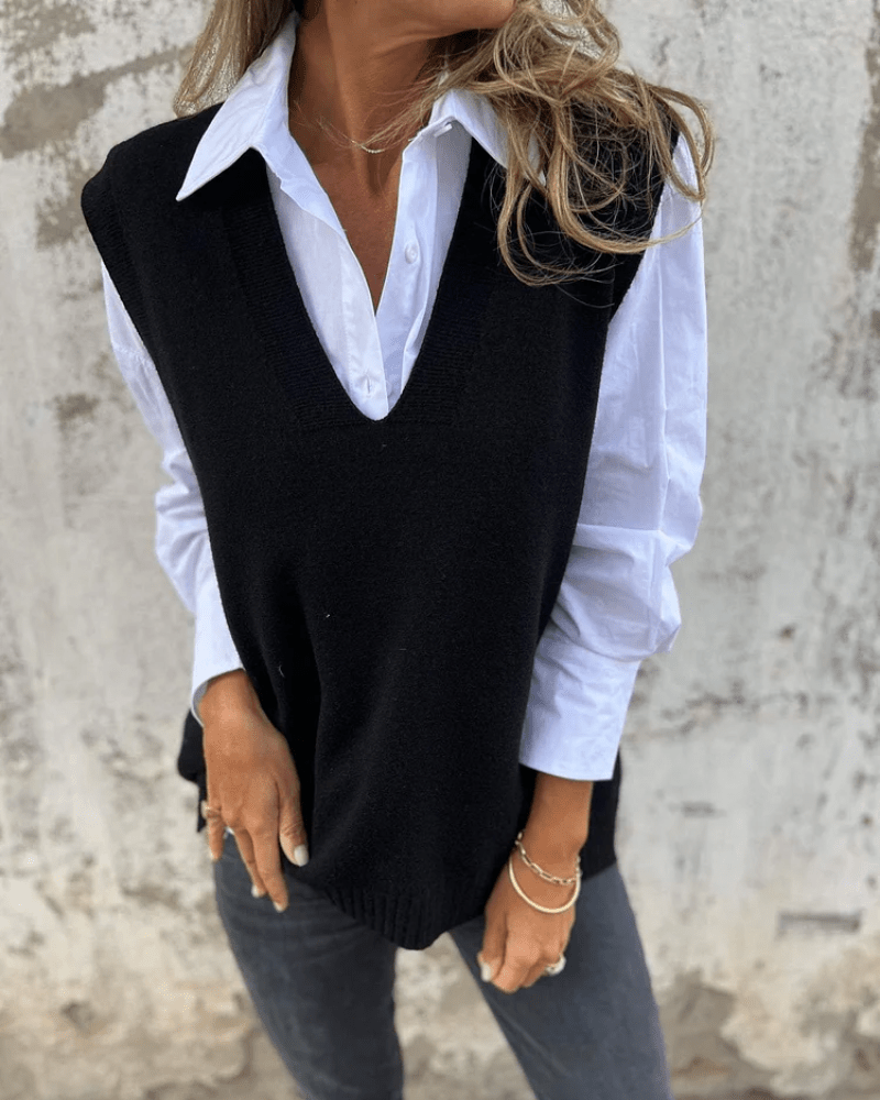 Maëline | Let cardigan med V-hals