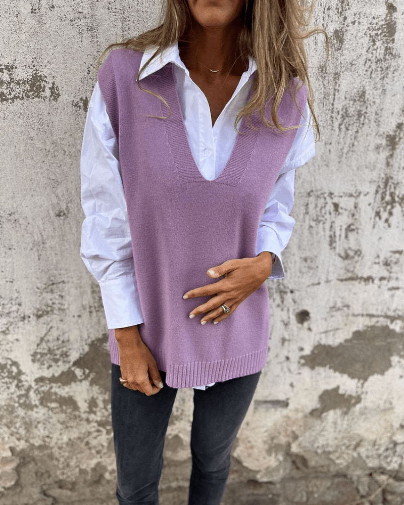 Maëline | Let cardigan med V-hals