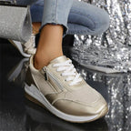Stéphanie | Metallic-sneakers
