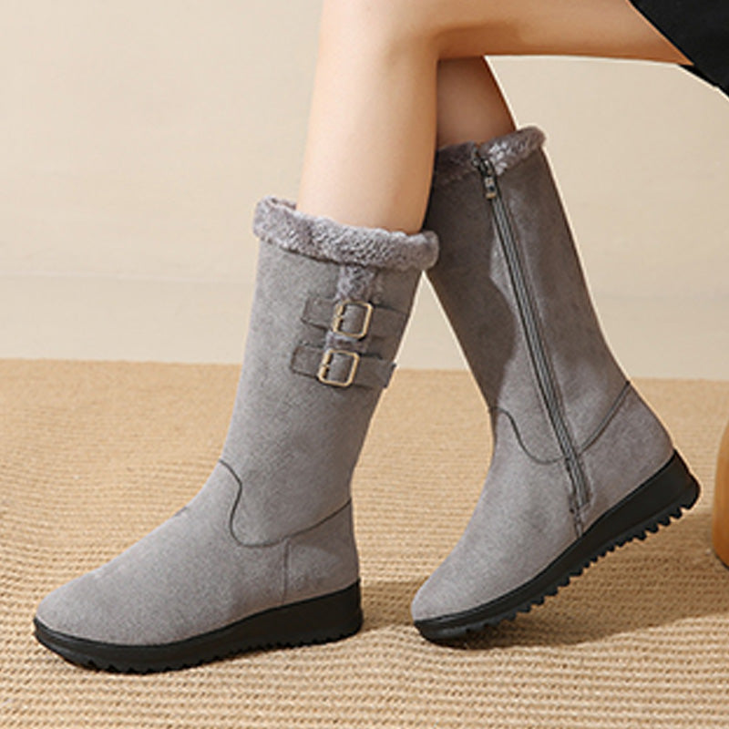 Frida | Forede vinterstøvler med lynlås