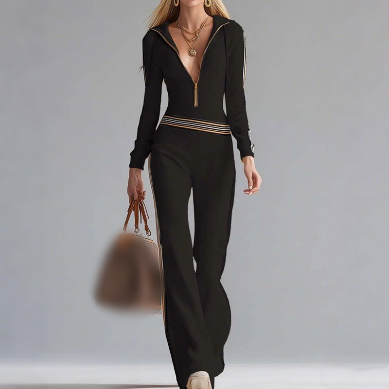 Alexane | Retro-ribbet jumpsuit