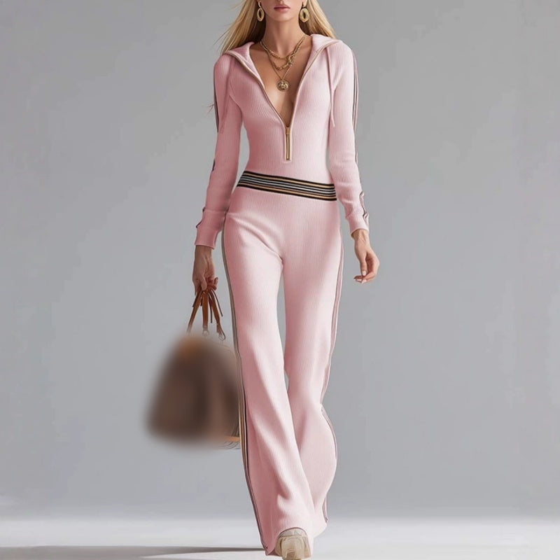 Alexane | Retro-ribbet jumpsuit