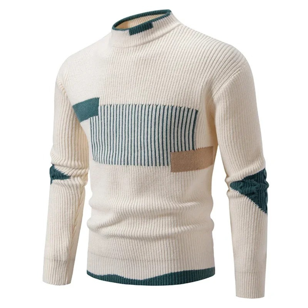 Bertrand | Pullover med geometrisk mønster